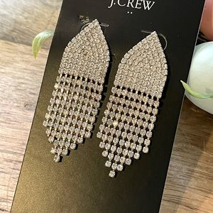 NWT J. Crew Waterfall Earrings